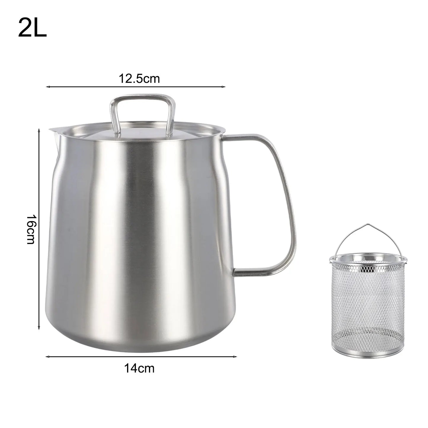 Features Oil Filter Pot Storage Container Oil Filter Pot Storage Container Rust Proof And Premium Mesh Stainless Steel