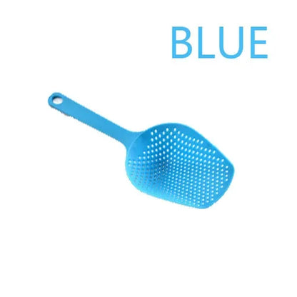 Vegetable Strainer Cooking Shovels Vegetable French Fries Strainer Scoop Nylon Spoon Large Colander Soup Filter Kitchen Tools