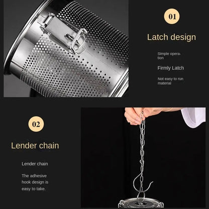 Stew Seasoning Strainer Kitchen Stainless Steel Brine Basket Filter Bag Brine Cage Aniseed Strainer Seasoning Ball Seasoning Box