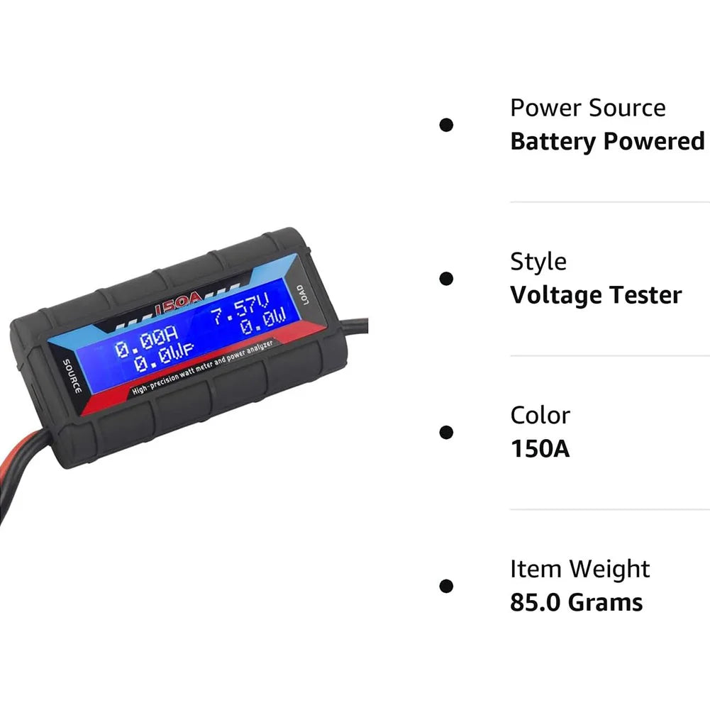 1PC 150A  0-60V High Precision Watt Meter Power Analyzer Backlight LCD Screen Digital Wattmeter Power Analyzer Voltmeter Ammeter