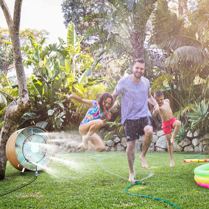 Free Shipping Portable Misting Kit For Fan with 5pcs Brass Sprinkler Nozzles and 1pc Mini Quiet Pump for Misting Cooling System