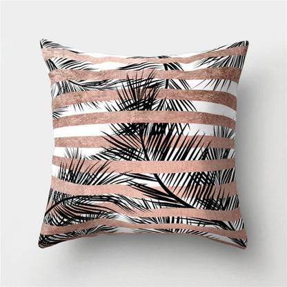Leather Velvet Pillowcase Sofa Cushion Cover