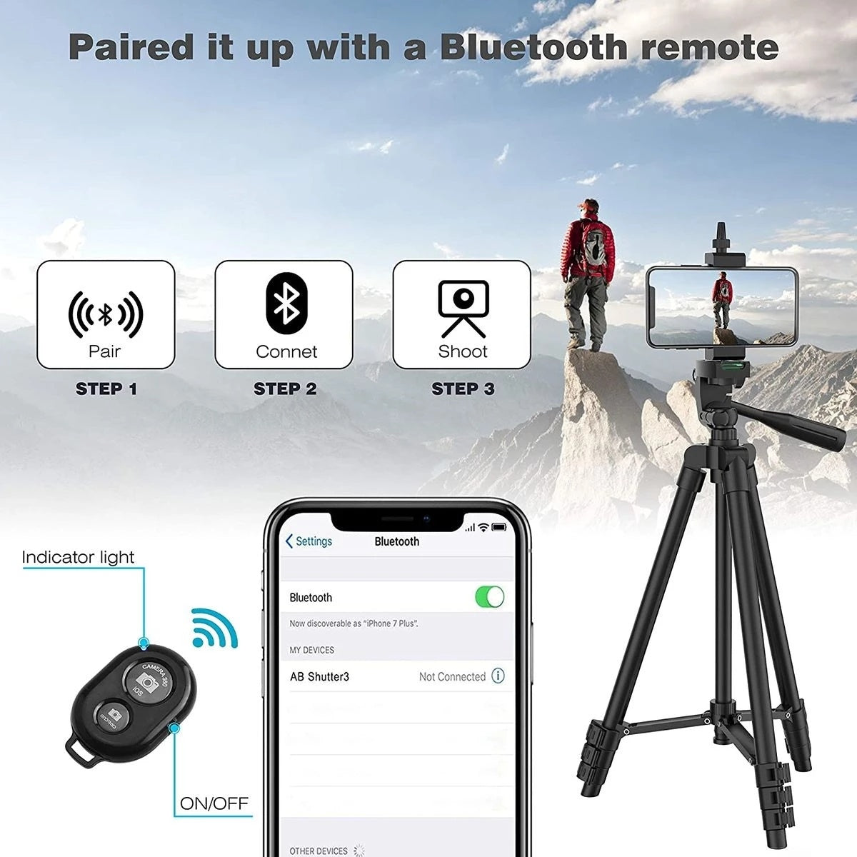 Multi Functional Tripod For Mobile Live Broadcast