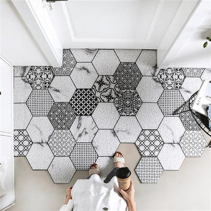 Nordic Door Floor Mat Entryway Silk Ring Foot Carpet
