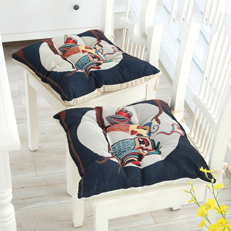 Simple Wear-resistant Cloth Four Seasons Chair Cushion