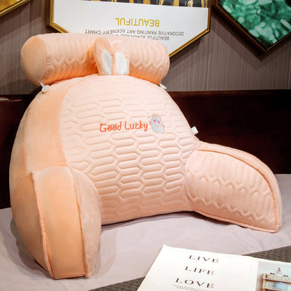 Ice Bean Latex Pillow Bedside Cushion Soft Bag