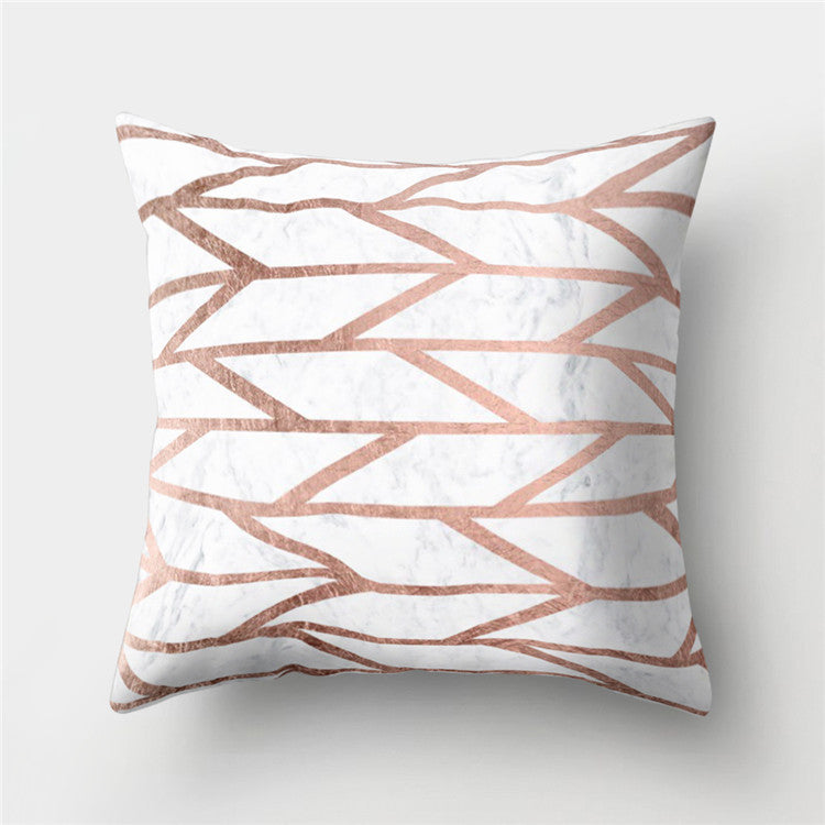 Leather Velvet Pillowcase Sofa Cushion Cover