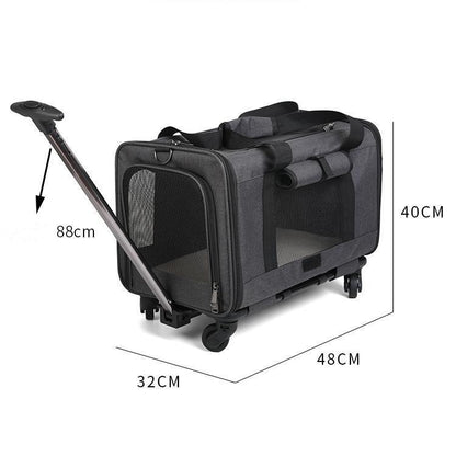 Pet Large-capacity Outgoing Cart Trolley Case