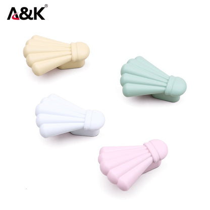 Children's House Closet Door Drawer Handle Creative Cartoon Snail Badminton Colorful Cute Handle