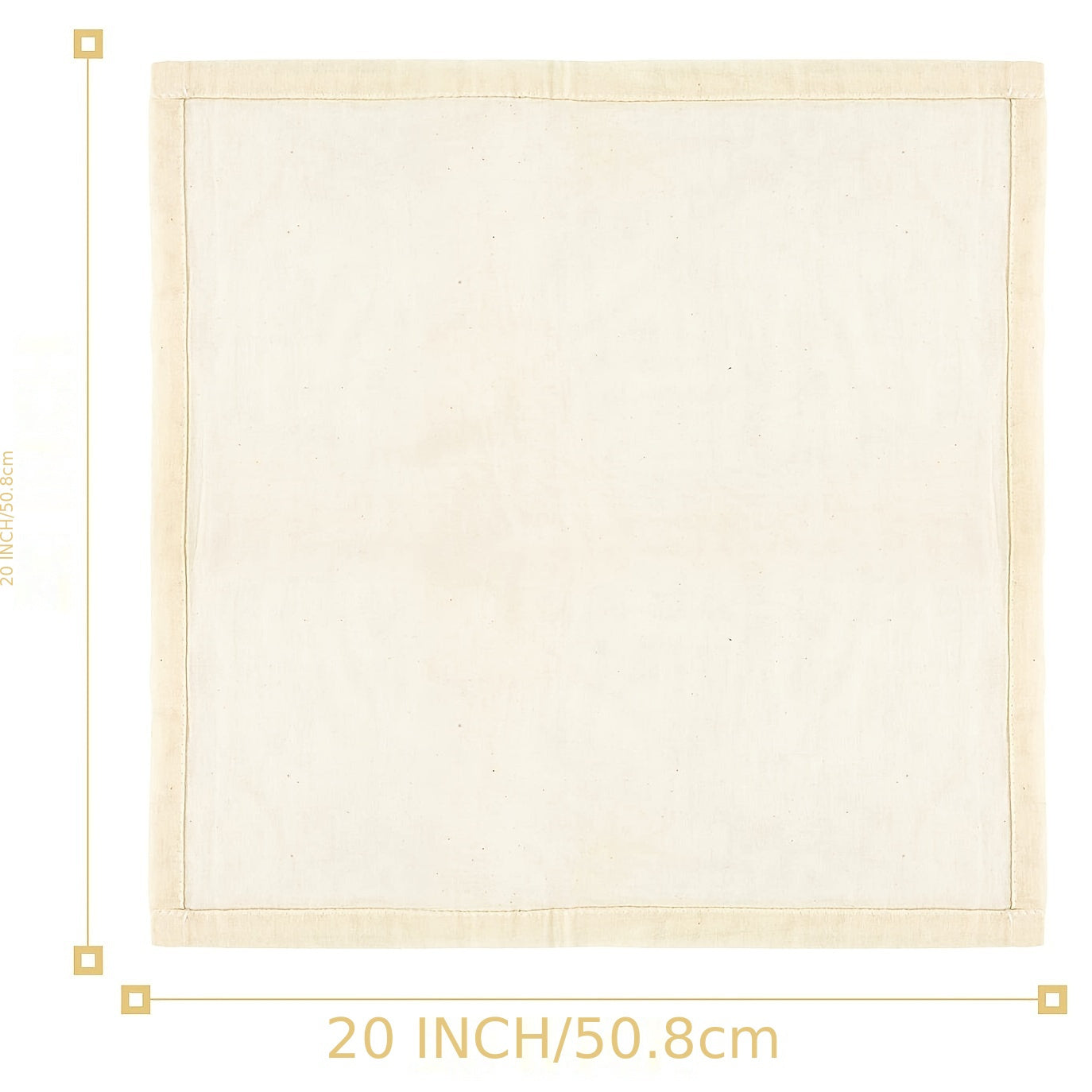 3pcs Cheese Cloth, 20x20In Cheesecloth For Straining, Reusable, 100% Unbleached Precut Cheesecloths, Strainer Muslin Cloth For Cooking, Cold Brew Filtering, Cheese Making