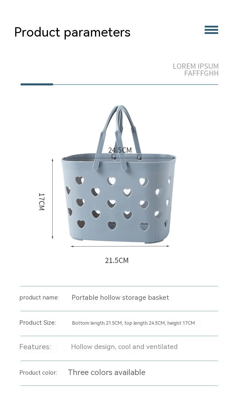 Love Bath Storage Basket