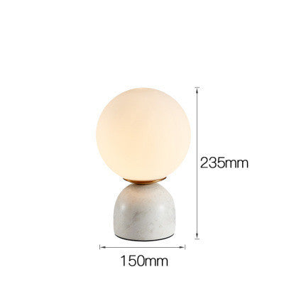 Personalized Bedroom Bedside Study Glass Lamp