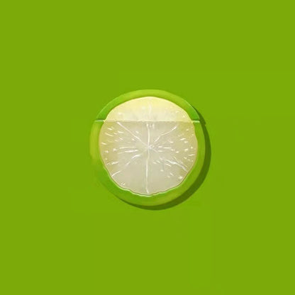 Creative Lemon Headphone Case Airpods1 2pro3 Generation Bluetooth Headset Silicone Soft Case Earphone Box