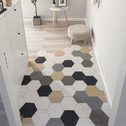 Nordic Door Floor Mat Entryway Silk Ring Foot Carpet
