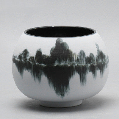 Ink Painting Ceramic Vase Model Room Living Room