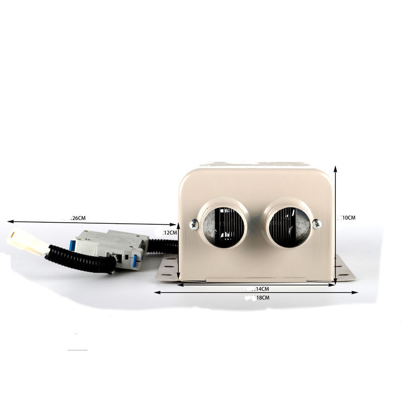 New Car Mounted Heater With High-power 12v800w2 Hole Defogger