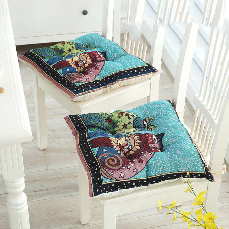 Simple Wear-resistant Cloth Four Seasons Chair Cushion