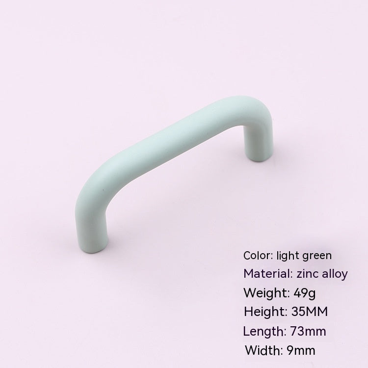 Children's House Closet Door Drawer Handle Creative Cartoon Snail Badminton Colorful Cute Handle