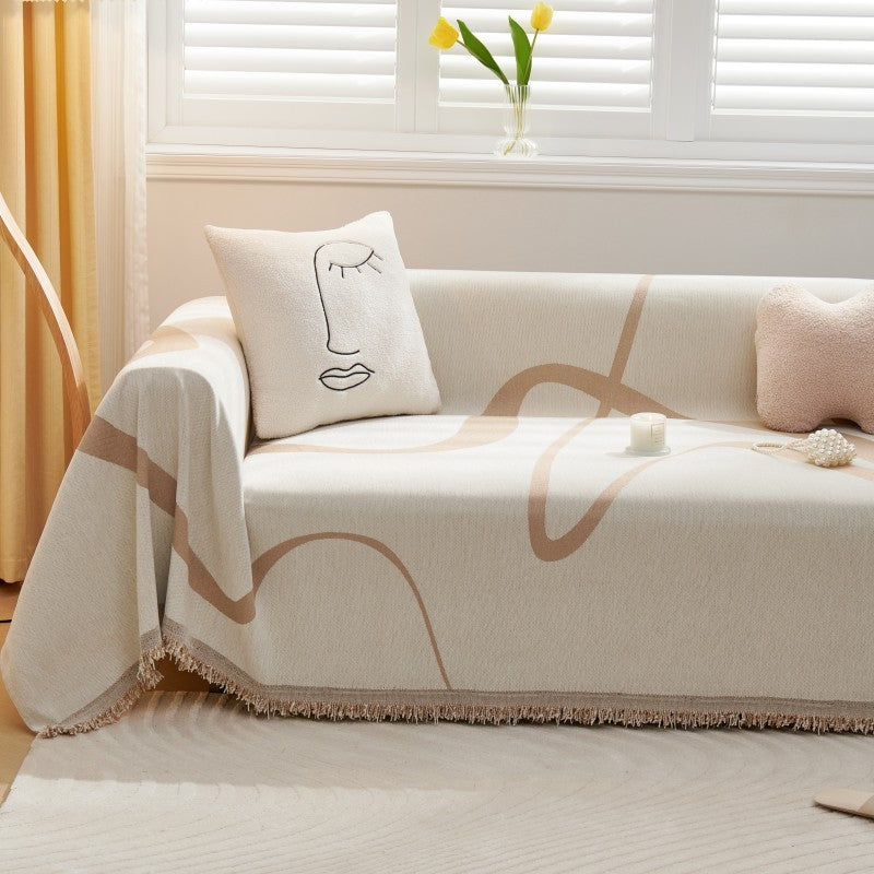 Four Seasons Universal Chenille Anti-scratching Sofa Cover Cloth Full Covered Sofa Cover Dustproof