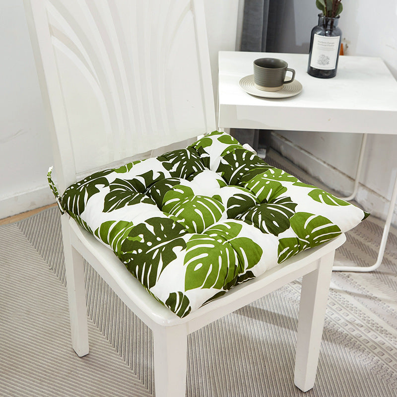 Simple Printed Square Cushion Cartoon Bay Window