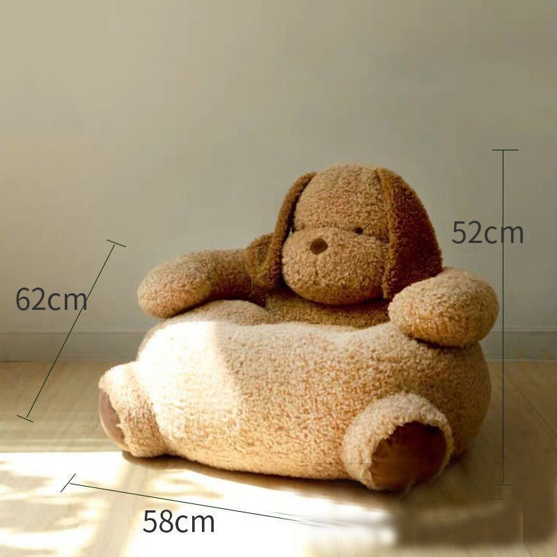 Children's Bear Couch In Winter