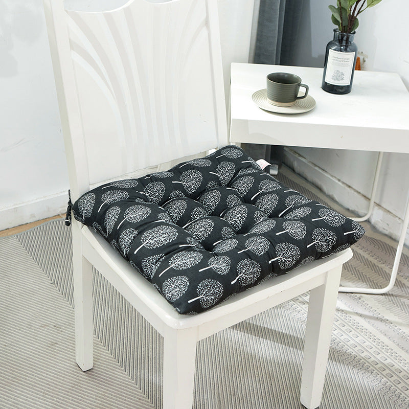 Simple Printed Square Cushion Cartoon Bay Window