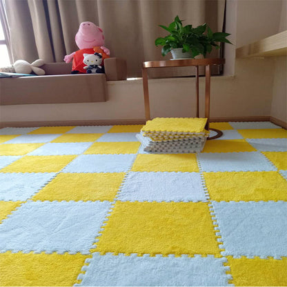 Plush Carpet Bedroom Girly Style Room Bedside Princess Stain-resistant Easy To Care Whole Shop Mosaic Foam Floor Mat
