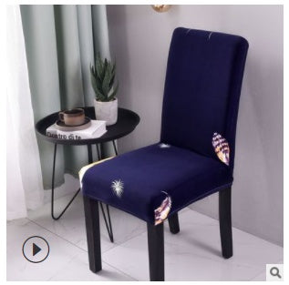Spandex Elastic Printing Dining Chair Cover