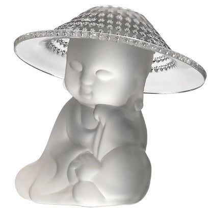 Glass Monk Bamboo Hat Tea Strainer Tea Strainer Ornaments