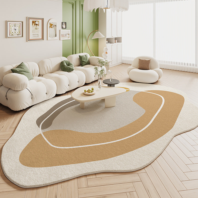 Cashmere-like Carpet Light Luxury Irregular Special-shaped Floor Mat