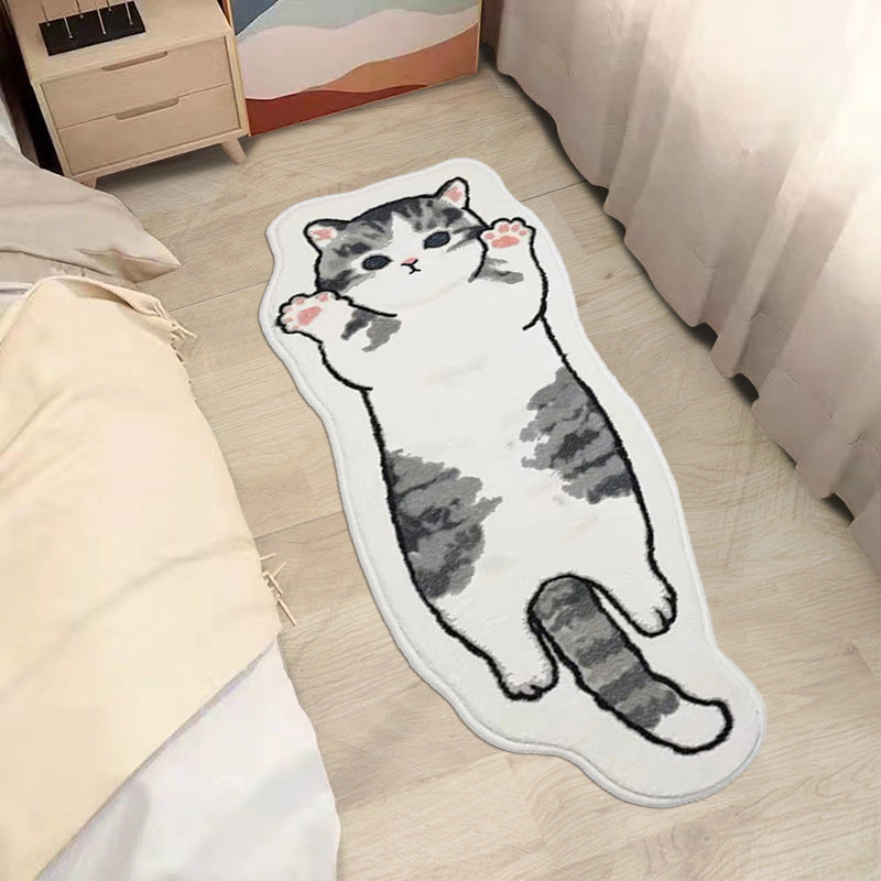 Cartoon Cute Cashmere Cat Simple Plush Floor Mat