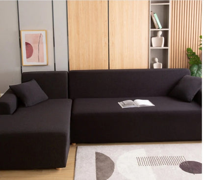 Knitted Polar Fleece Thickened Stretch Single And Double Three-seat Sofa Cover All-inclusive Cushion