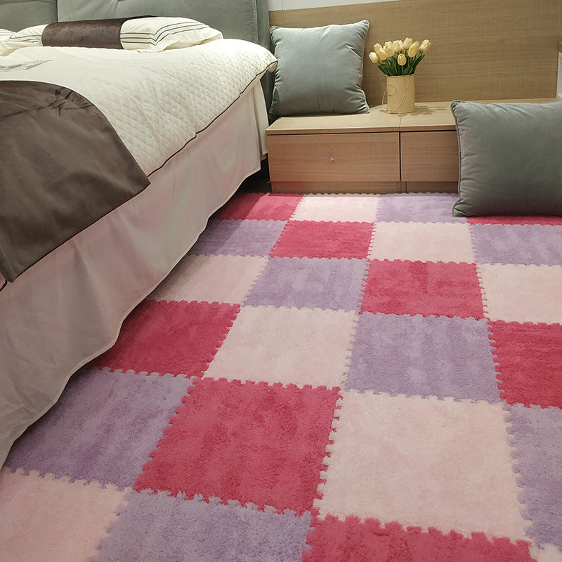 Plush Carpet Bedroom Girly Style Room Bedside Princess Stain-resistant Easy To Care Whole Shop Mosaic Foam Floor Mat