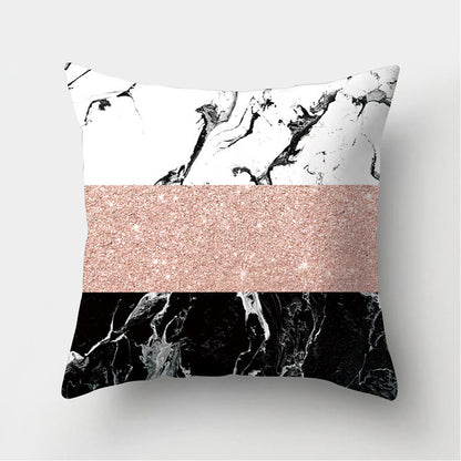 Leather Velvet Pillowcase Sofa Cushion Cover
