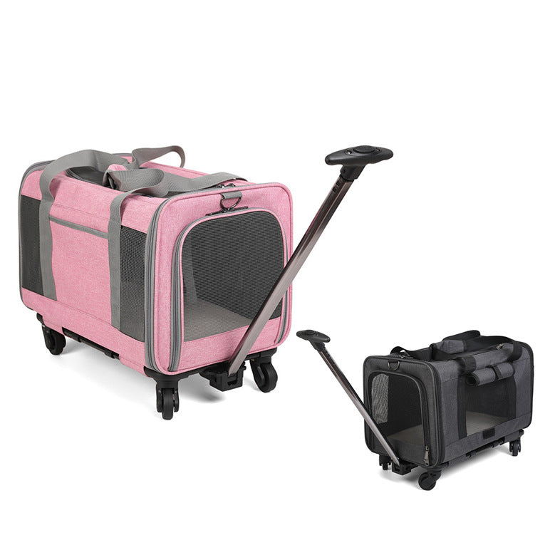 Pet Large-capacity Outgoing Cart Trolley Case