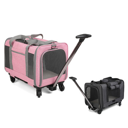 Pet Large-capacity Outgoing Cart Trolley Case
