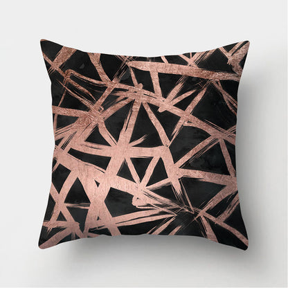 Leather Velvet Pillowcase Sofa Cushion Cover