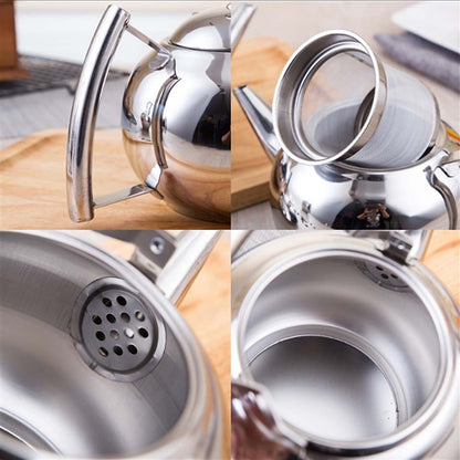 Thickened Stainless Steel Tea Kettle With Strainer