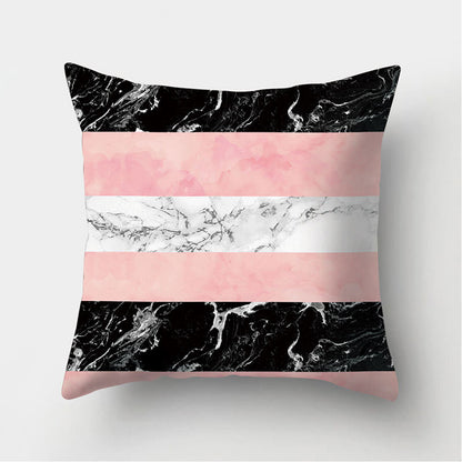 Leather Velvet Pillowcase Sofa Cushion Cover