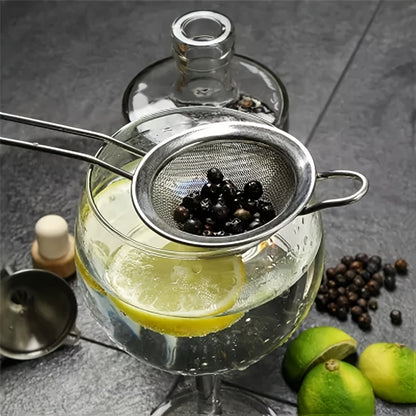 1pc 304 Stainless Steel Conical Cocktail Sieve Great For Removing Bits From Juice Julep Strainer Cocktail Strainer Bar Strainer