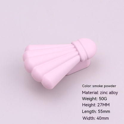 Children's House Closet Door Drawer Handle Creative Cartoon Snail Badminton Colorful Cute Handle