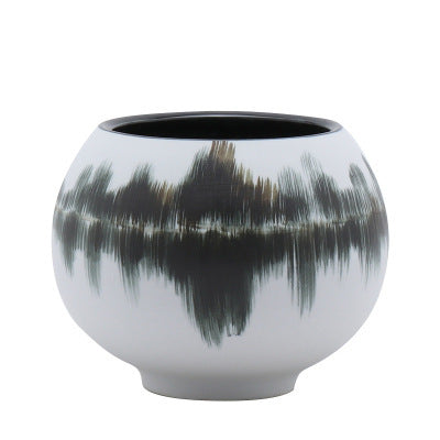 Ink Painting Ceramic Vase Model Room Living Room