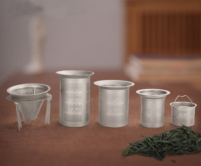 Pure Titanium Ultra-dense Tea Filter Tea Funnel Mesh Tea Utensils