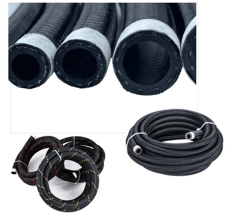 Haofa Factory Hose Woven Car Modified Nylon Woven Rubber Hose An4-an12 Oil Cooler Tubing