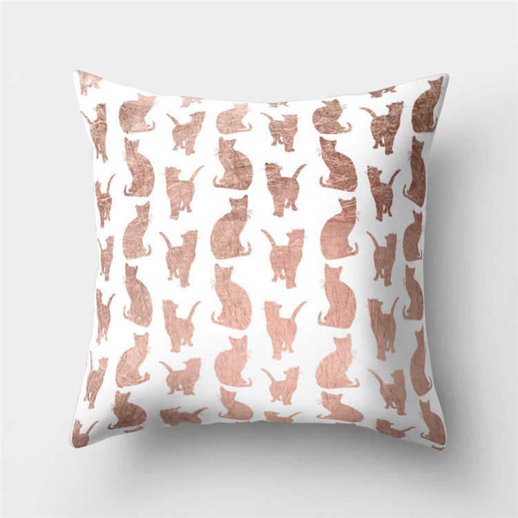 Leather Velvet Pillowcase Sofa Cushion Cover
