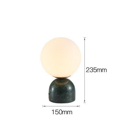 Personalized Bedroom Bedside Study Glass Lamp