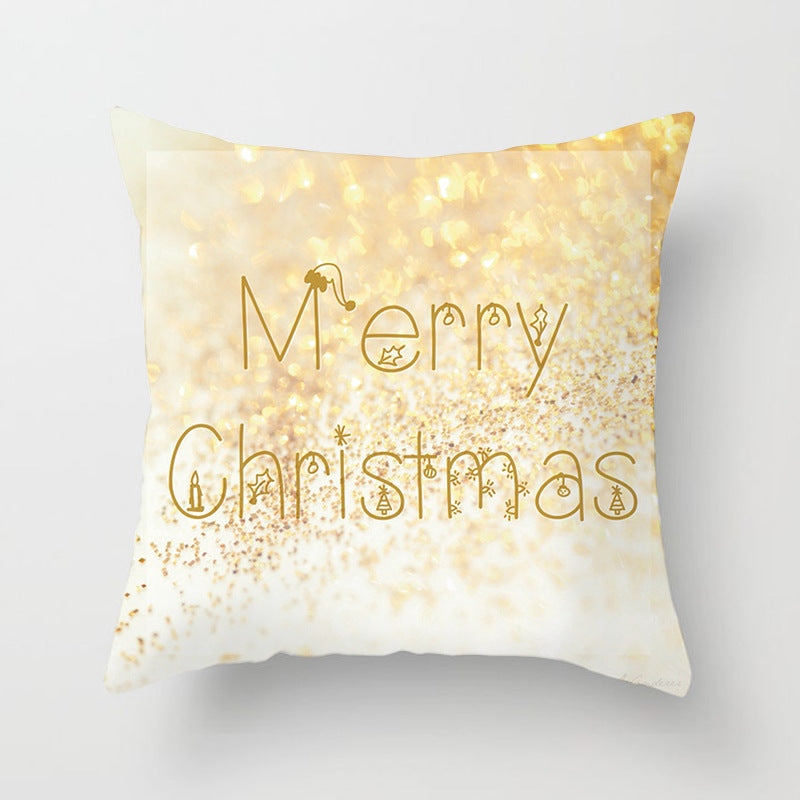 Christmas Nordic Style Peach Skin Fabric Pillow Cover Car Home Sofa Cushion Cover