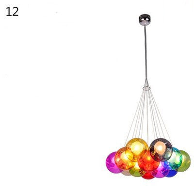 Creative Color Bubble Chandelier Dining Room