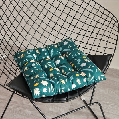 Simple Printed Square Cushion Cartoon Bay Window