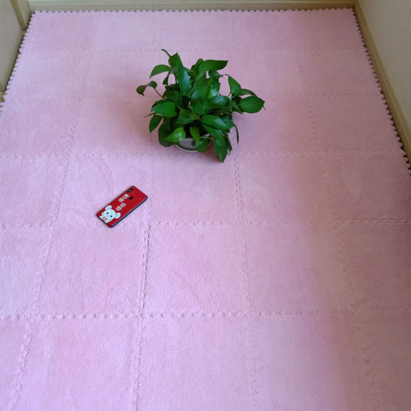 Plush Carpet Bedroom Girly Style Room Bedside Princess Stain-resistant Easy To Care Whole Shop Mosaic Foam Floor Mat